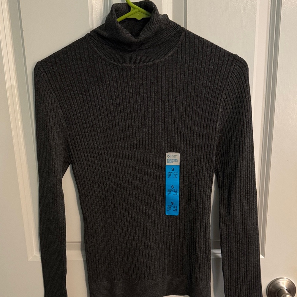 Primark Dark Gray Turtleneck Sweater